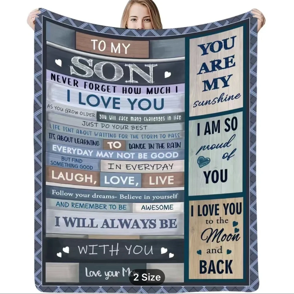 🌲🎄♥️❤️Perfect Christmas present for your son New blanket for your son